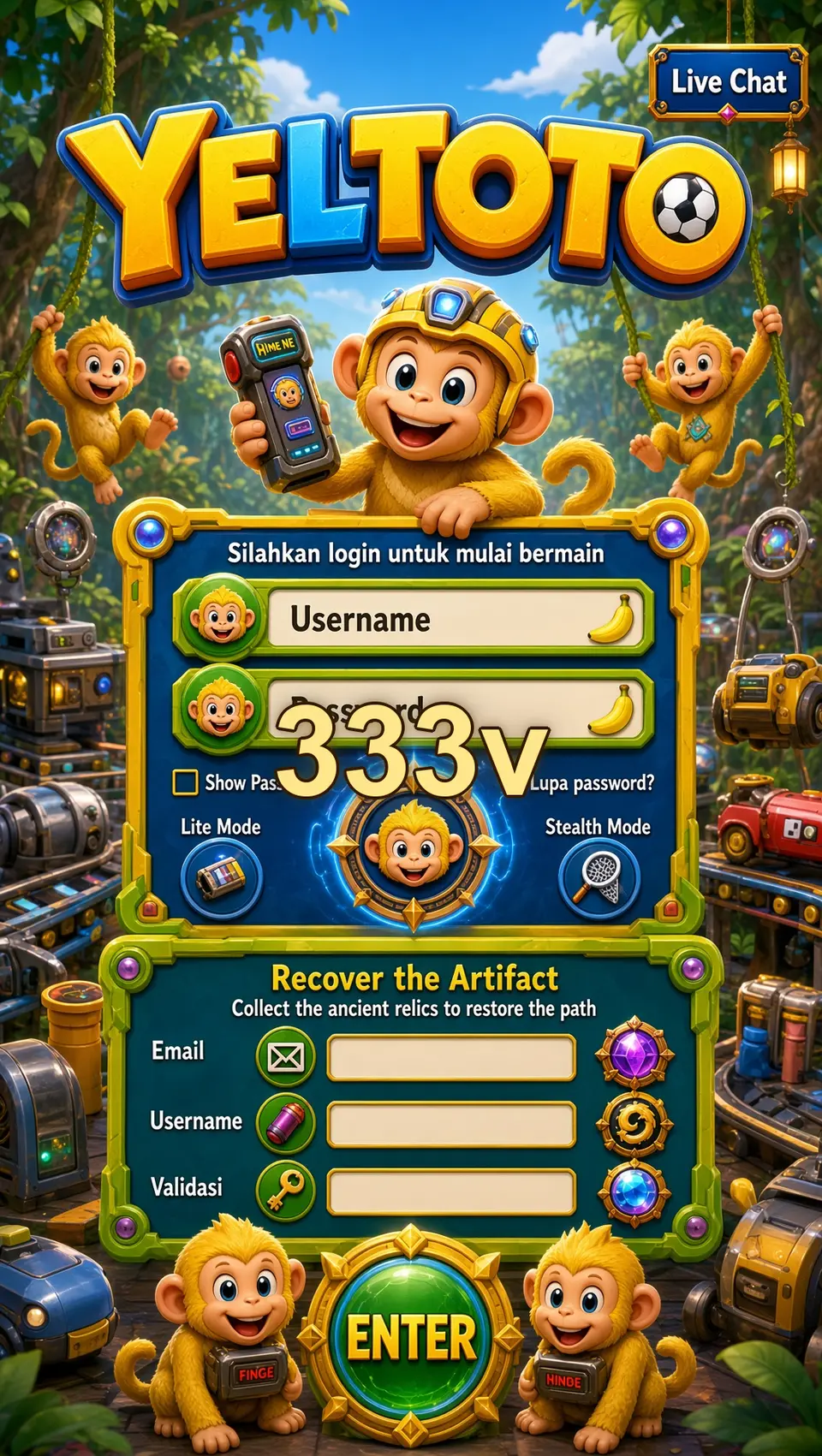 333v Masuk