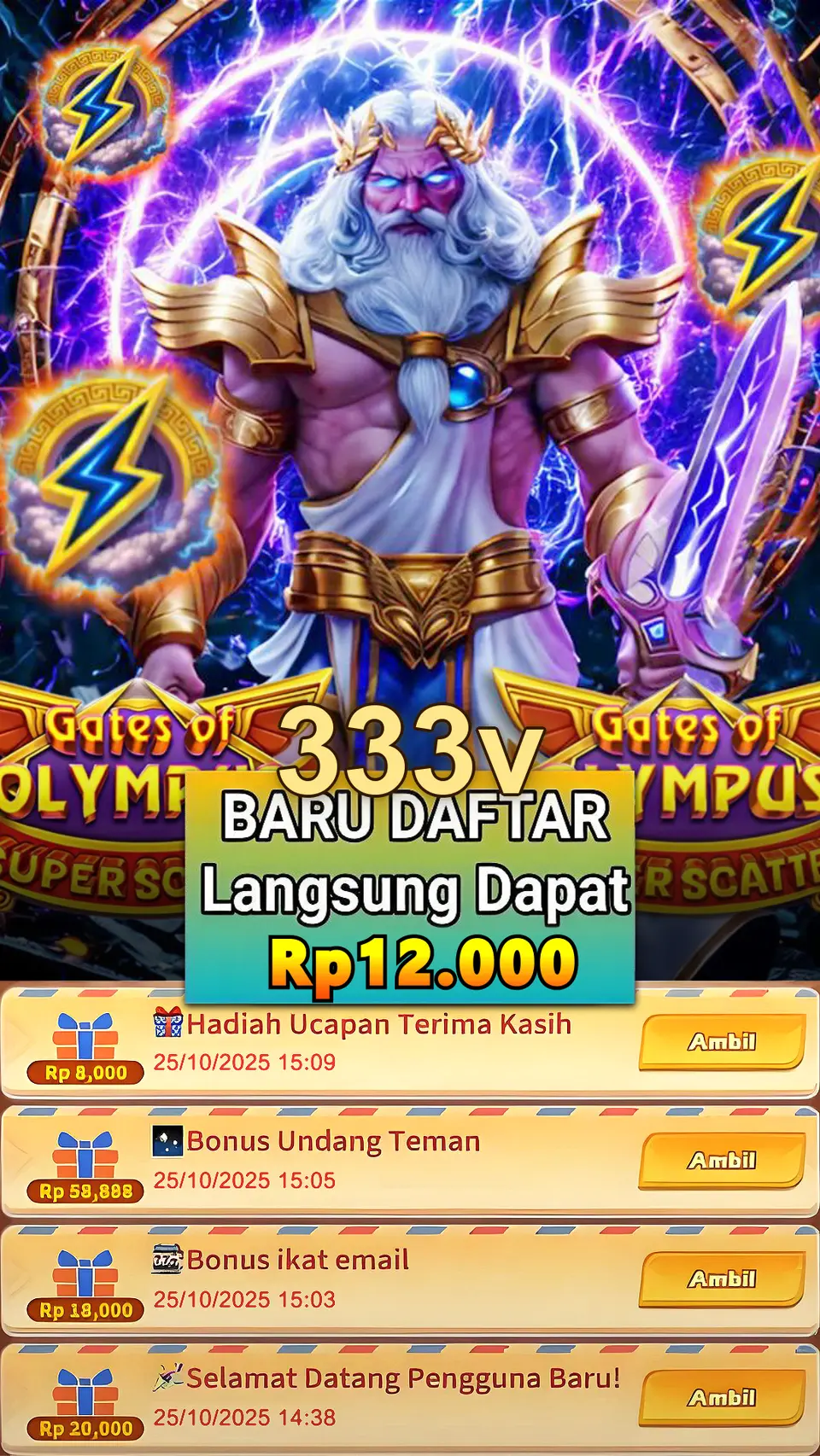 333v Masuk